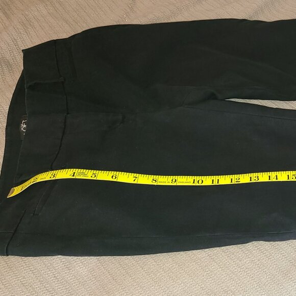 ANN TAYLOR LOFT MARISA CROPPED BLACK COLOR CAPRI PANTS - SIZE 4 - Picture 9 of 17